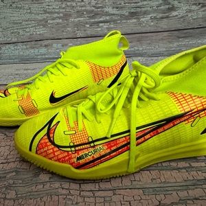 Gorgeous fluorescent yellow sneakers for a little girl size  4.5 Y. Comfortable